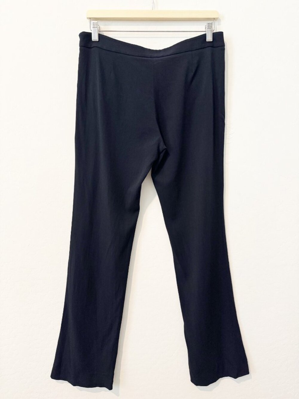 Theory Mandarin Wool Silk Blend Sailor Trouser Pants Quiet Luxury Navy Blue 8 - Picture 10 of 10